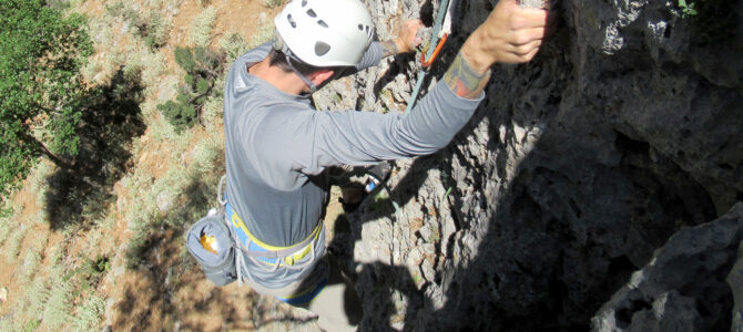 Rock Climbing Crete – Theriso Gorge